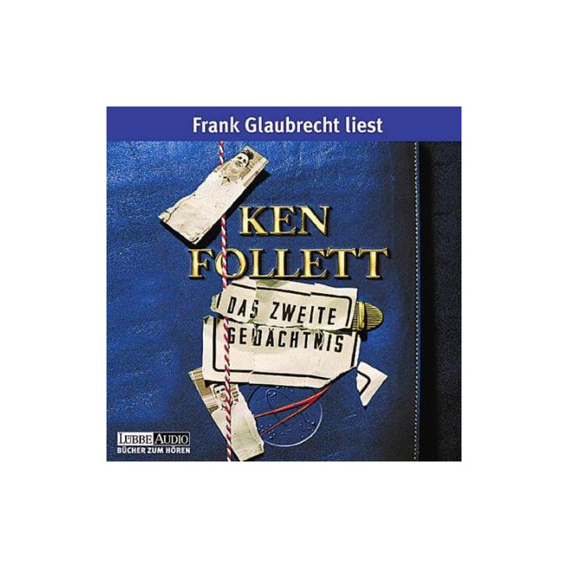 Das zweite Gedächtnis. 5 CDs. Ken Follett Frank Glaubrecht