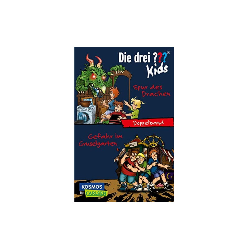 Die drei ??? Kids. Spur des Drachen. Gefahr im Gruselgarten (Doppelband) (drei F Die drei ??? Kids. Spur des Drachen. Gefahr im Gruselgarten (Doppelband) (drei F