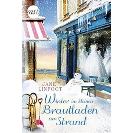 Winter im kleinen Brautladen am Strand Jane Linfoot