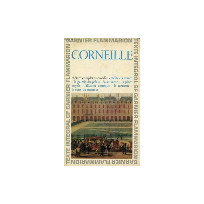 Corneille Comedies Pierre Corneille