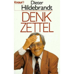 Denkzettel (German Edition) Dieter Hildebrandt