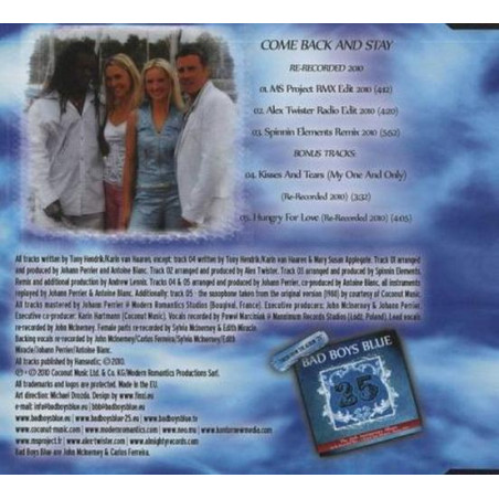 Come Back And Stay Re-Recorded 2010