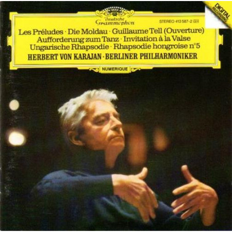Les Preludes Die Moldau Guillaume Tell Aufforderung zum Tanz Ungarische Rhapsodie - Berliner Philharmoniker - Karajan